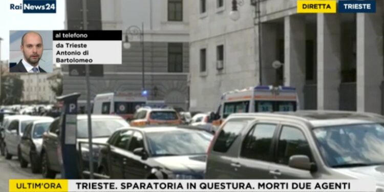 Sparatoria a Trieste, morti due agenti