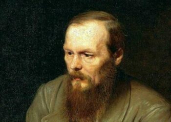 Vasilij Perov, Ritratto di Fedor Dostoevskij, particolare, 1872, Mosca, Galleria Tret'jakov (da Wikipedia)