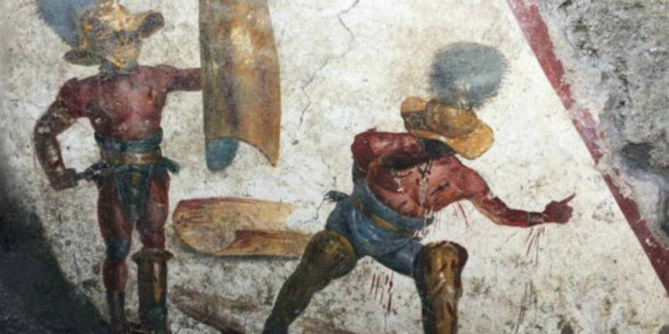 Il nuovo affresco scoperto a Pompei