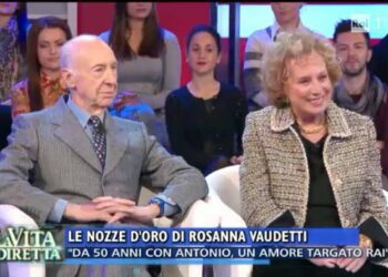 Antonio Moretti e la moglie Vaudetti (Rai)