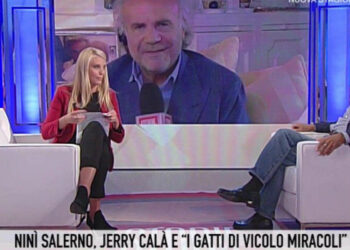 Ninì Salerno e Jerry Calà a Storie Italiane