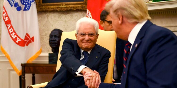 Mattarella e Trump