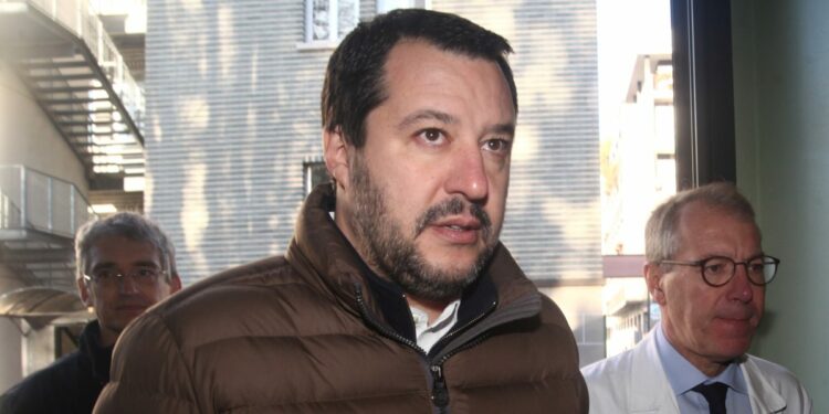 Matteo Salvini in ospedale