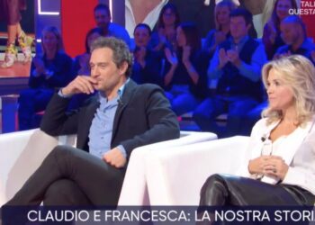 Claudio Santamaria e Francesca Barra a La Vita in Diretta