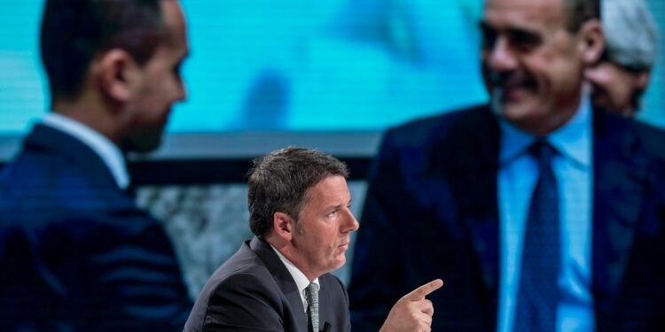 Renzi, Di Maio e Zingaretti