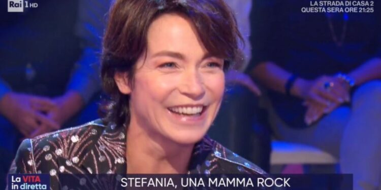 Stefania Rocca a La Vita in Diretta