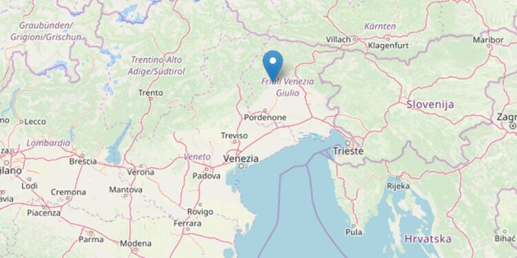 Terremoto Pordenone (Ingv)