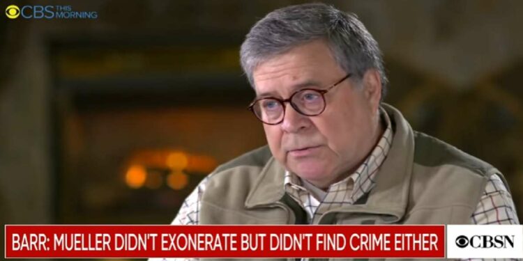 william barr russiagate conte