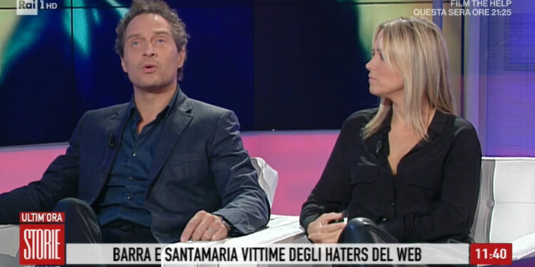 Claudio Santamaria e Francesca Barra (Rai)