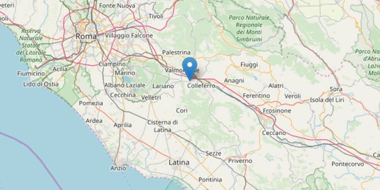 Terremoto in provincia di Roma