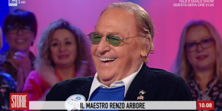 Renzo Arbore a Storie Italiane (Rai)