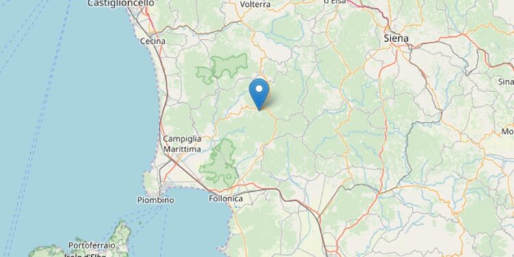 Terremoto in Toscana (Ingv)