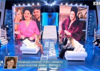 Brigitta Boccoli ospite a Domenica Live con Stefano Orfei e Manfredi