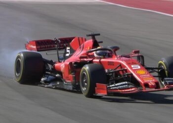 Incidente Vettel, rottura sospensione Ferrari