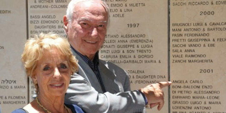 Piero Angela in compagnia della moglie Margherita Pastore