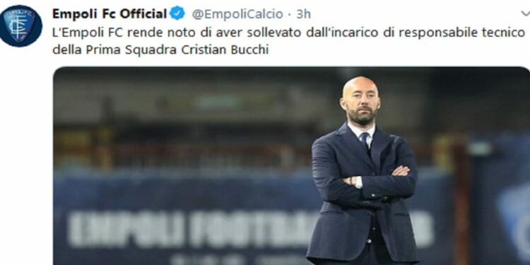 muzzi empoli esonerato bucchi