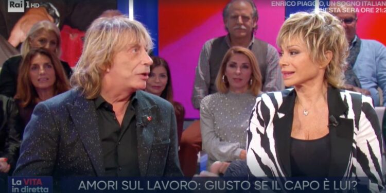 Carmen Russo e Enzo Paolo Turchi a La Vita in Diretta