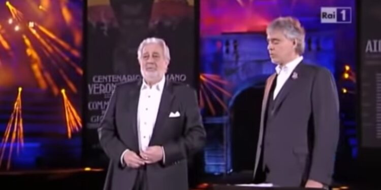 Placido Domingo e Andrea Bocelli