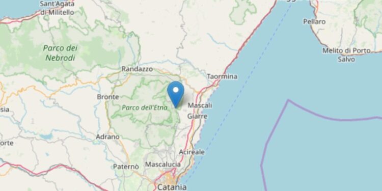 Terremoto in provincia a Catania