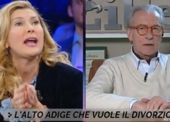 Michaela Biancofiore e Vittorio Feltri a Non è l'Arena