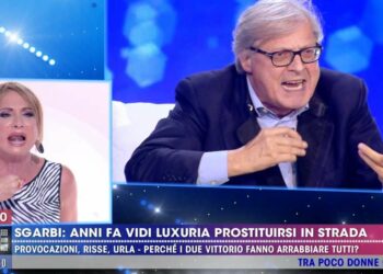 Lite tra Vittorio Sgarbi e Vladimir Luxuria