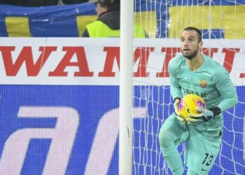 Probabili formazioni Lazio Roma - Pau Lopez (Foto LaPresse)