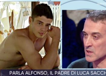 Luca Sacchi, papà Alfonso a La Vita in Diretta