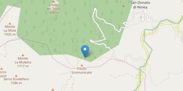 Terremoto a Cosenza (Ingv)