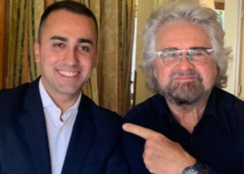 Luigi Di Maio e Beppe Grillo, foto da Il blog delle Stelle