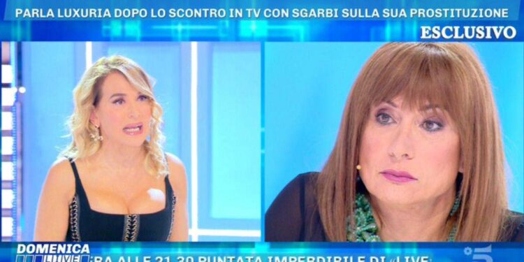 Vladimir Luxuria vs Barbara d'Urso (Domenica Live)