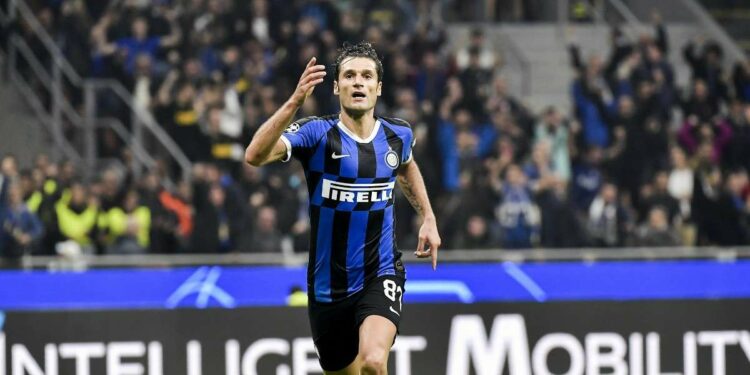 Antonio Candreva all'Inter (Foto LaPresse)