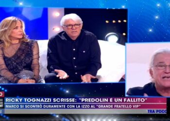 Marco Predolin, lite con Ricky Tognazzi a Live