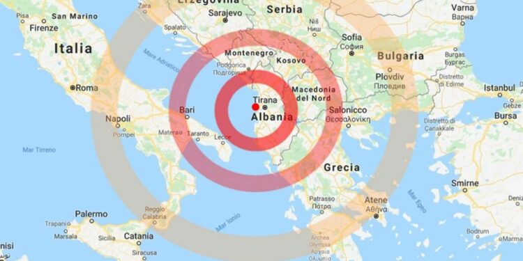 Terremoto in Albania