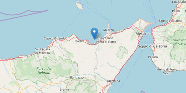 Terremoto in Sicilia (Messina)