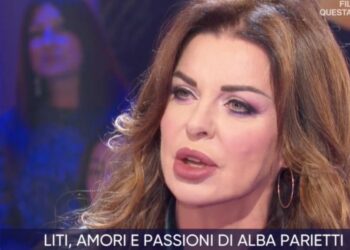 Alba Parietti a La Vita in Diretta