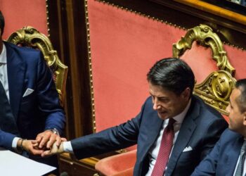 Bonafede, Conte e Di Maio