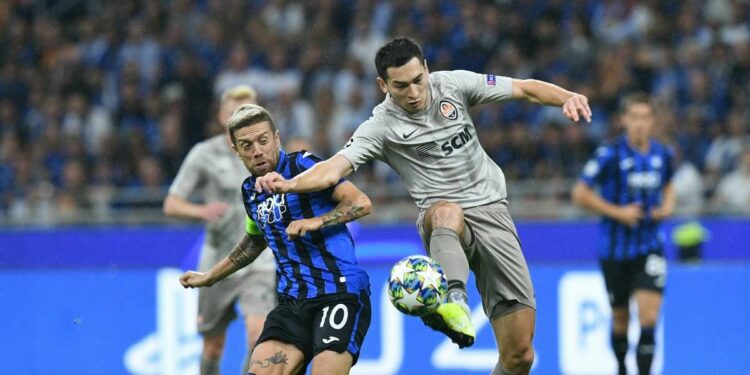 Probabili formazioni Shakhtar Atalanta, Champions League gruppo C (Foto LaPresse)