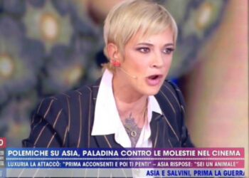 Asia Argento a Live Non è la d'Urso