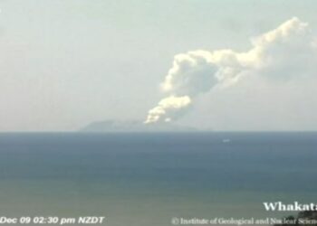 Nuova Zelanda eruzione vulcano White Island