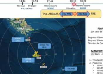 Cile, scomparso aereo militare (foto Twitter da Aeronautica cilena)