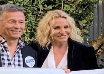 Antonella Clerici e Paolo Belli alla conferenza stampa per Telethon - Foto Instagram