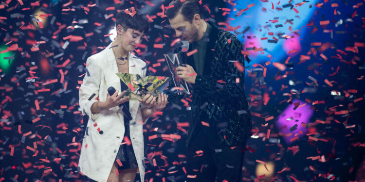 Sofia Tornambene e Cattelan - Finale X Factor 2019