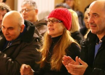 Un momento della festa per l'inaugurazione degli appartamenti nella comunità protetta presso Casa San Paolo a Vedano al Lambro