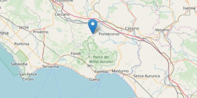 Terremoto Frosinone (Ingv)