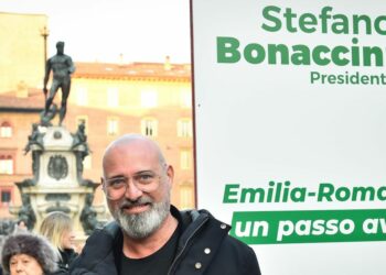 Bonaccini in campagna elettorale