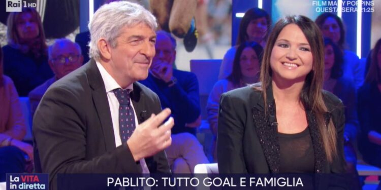 Paolo Rossi e Federica Cappelletti a La Vita in Diretta