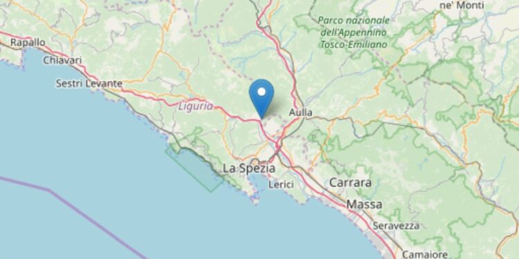 Terremoto a La Spezia (Ingv)