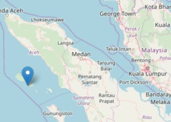 Terremoto oggi Indonesia, foto Ingv