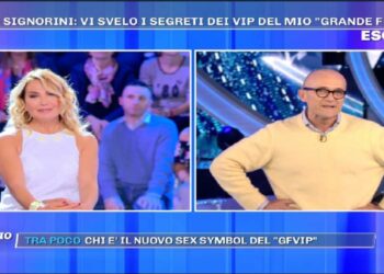 Barbara D'Urso e Alfonso Signorini a Pomeriggio 5