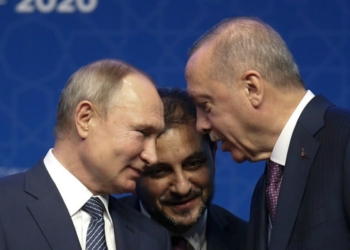 Vladimir Putin e Recep Tayyip Erdogan (LaPresse)